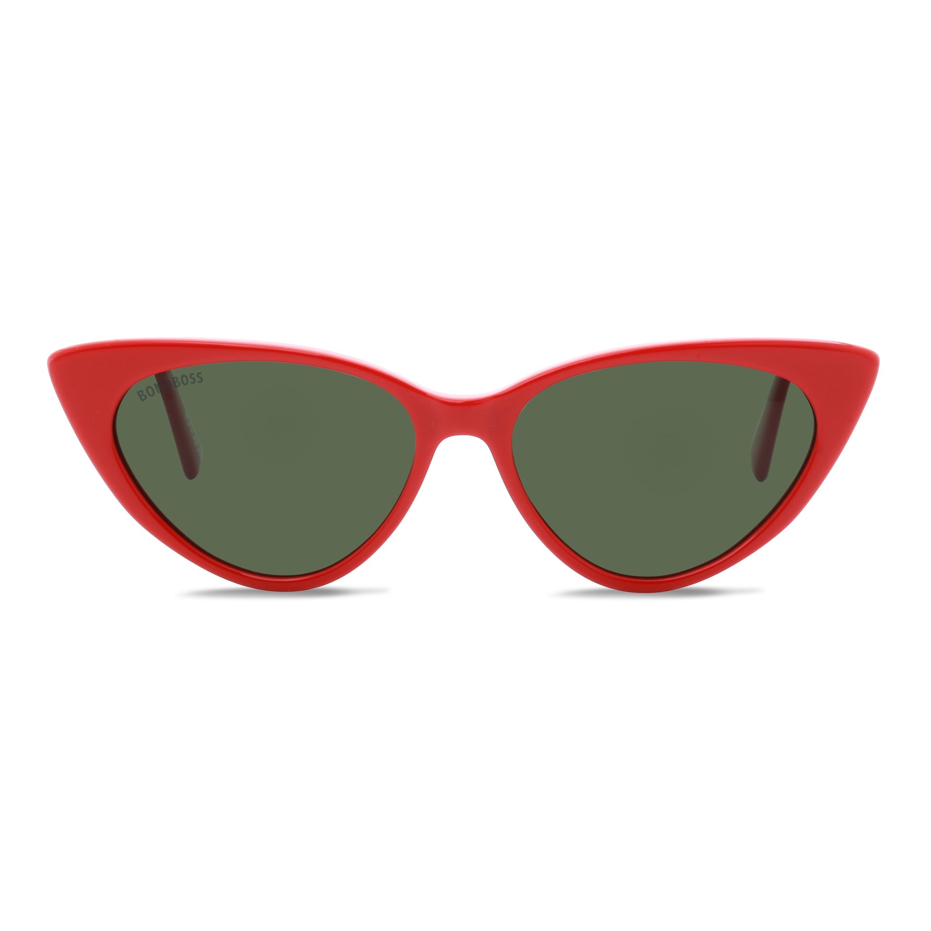 anteojos de sol gafas polarizadas retro femme bonoboss acetato reciclado sustentable elegantes coleccion diseñador moda mujer gato #color_rojo