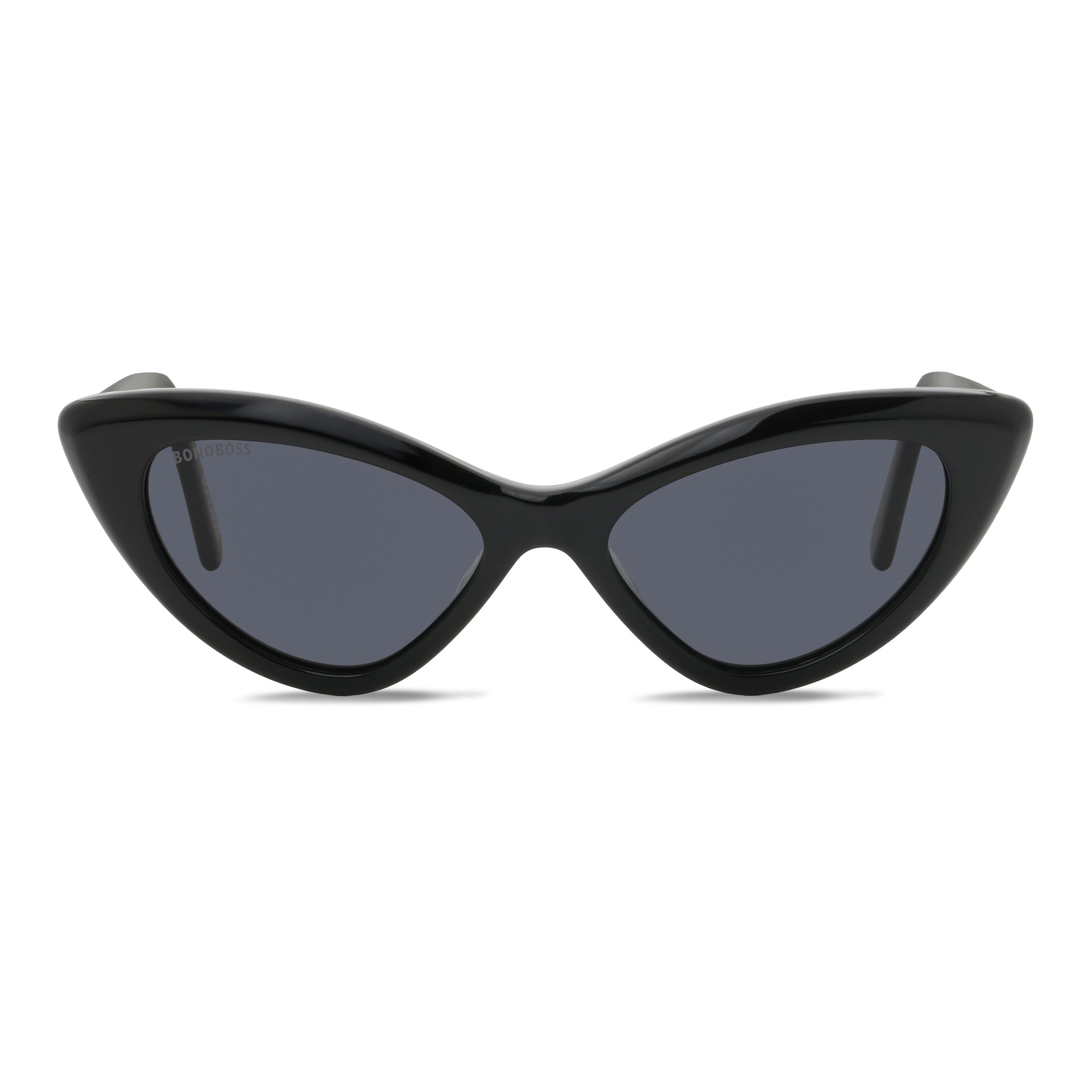 anteojos de sol gafas polarizadas retro femme bonoboss acetato reciclado sustentable elegantes coleccion diseñador moda mujer gato #color_negro