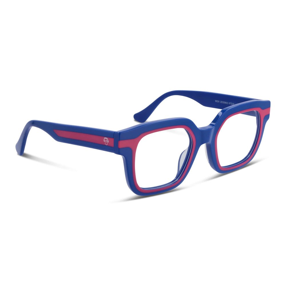 Lenses diseñador exclusivo moda blue pink cuadrado men women prescription optical distribuidor mayorista opticas.jpg Bonoboss #color_azul