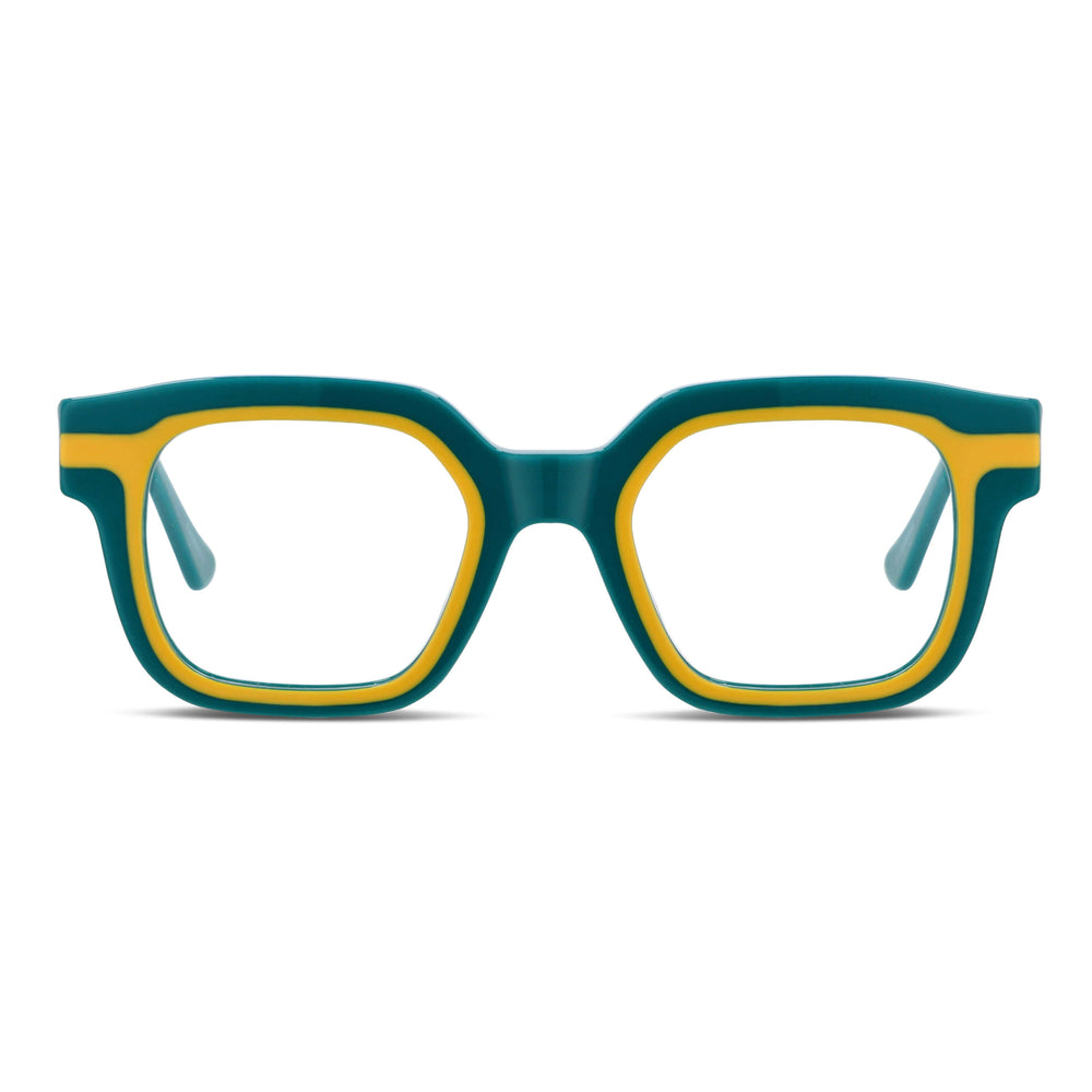 Lenses diseñador exclusivo moda green cuadrado men women prescription optical distribuidor mayorista opticas.jpg Bonoboss #color_verde