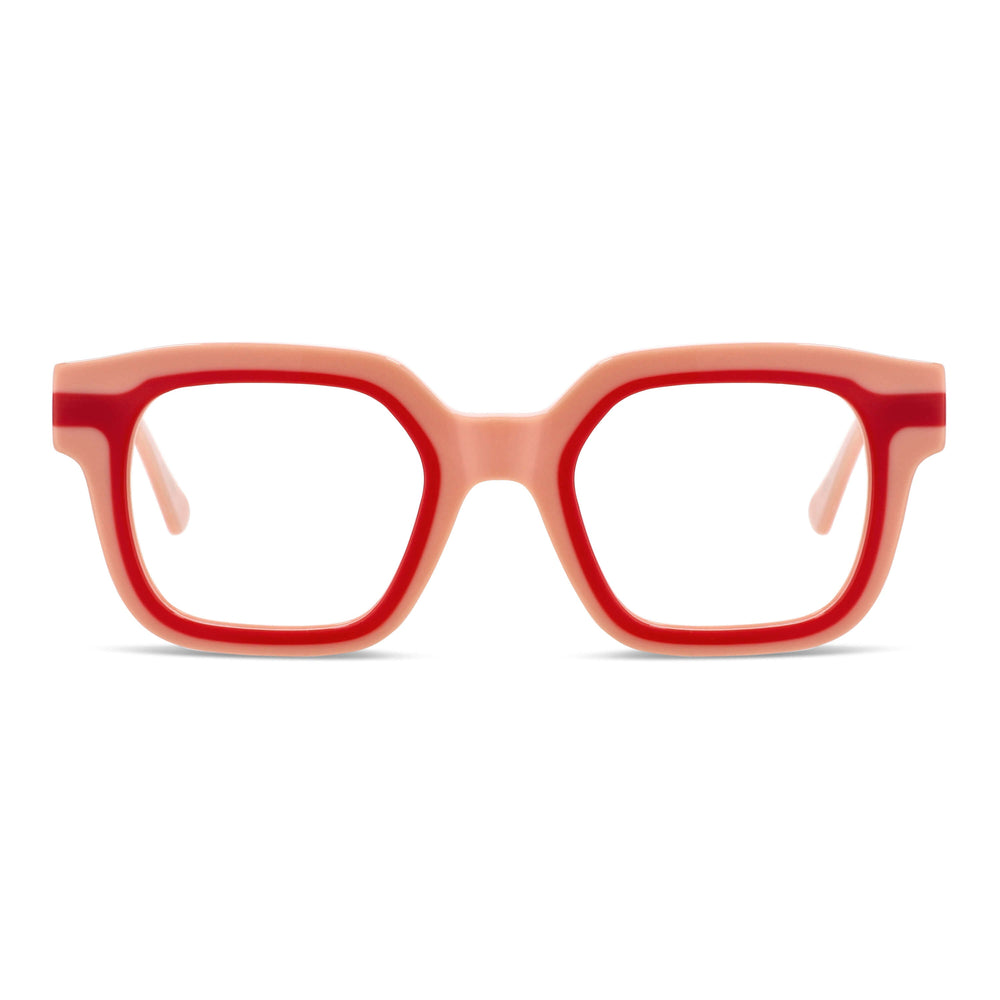 Lenses diseñador exclusivo moda pink cuadrado men women prescription optical distribuidor mayorista opticas.jpg Bonoboss #color_rosado