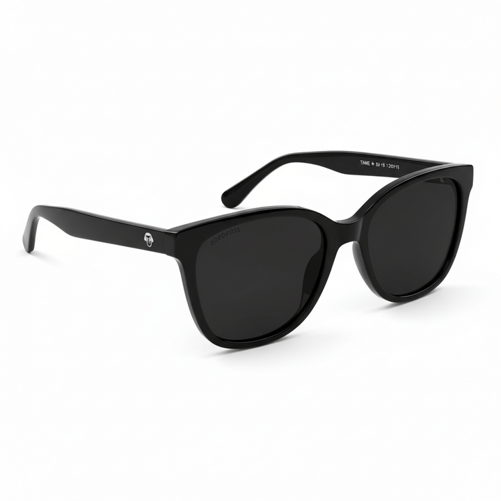 Sunglasses agate pattern moda for women round face Bonoboss #color_negro