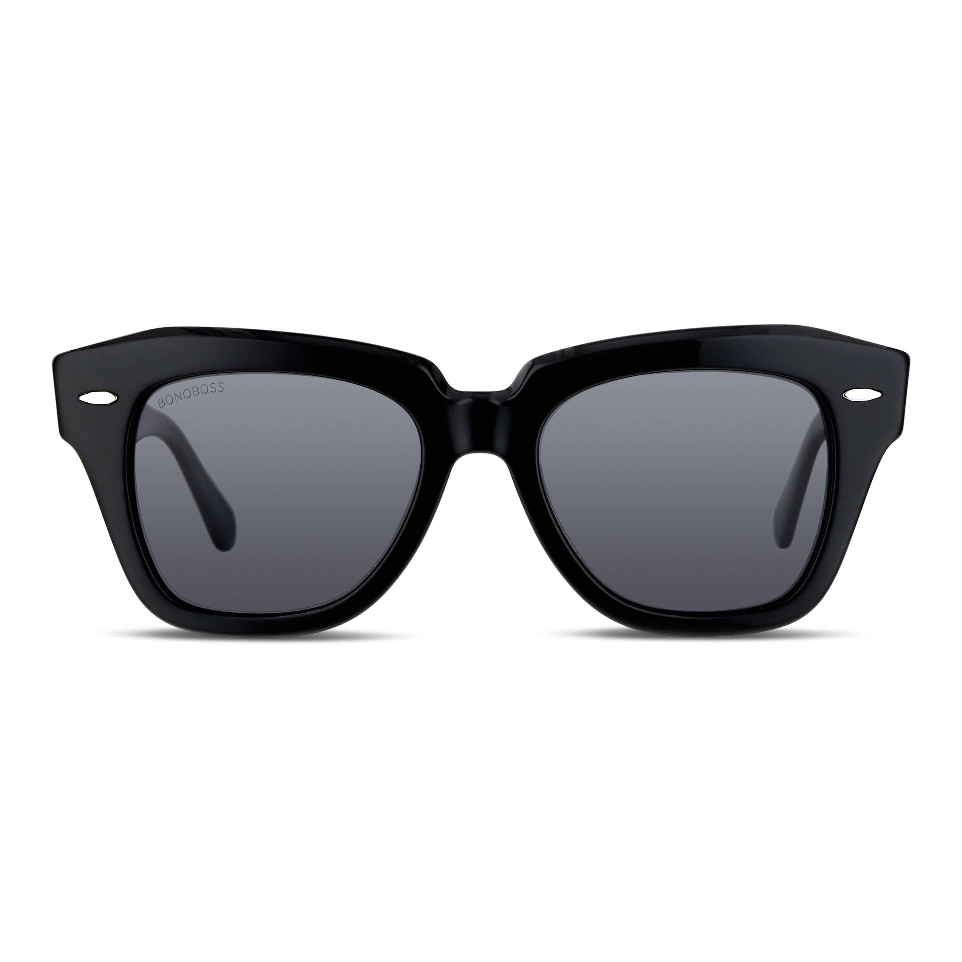 anteojos gafas de sol polarizadas rayban negro para mujer de cara redonda grande quedan bien con o sin receta optica #color_negro