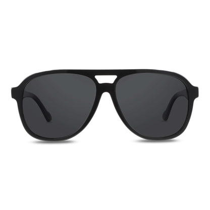 lentes anteojos de sol ovalados color negro cristal color negro para hombre y mujer #color_negro