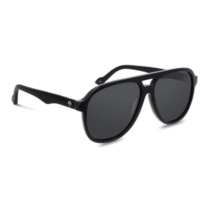 lentes anteojos de sol ovalados color negro cristal color negro para hombre y mujer #color_negro