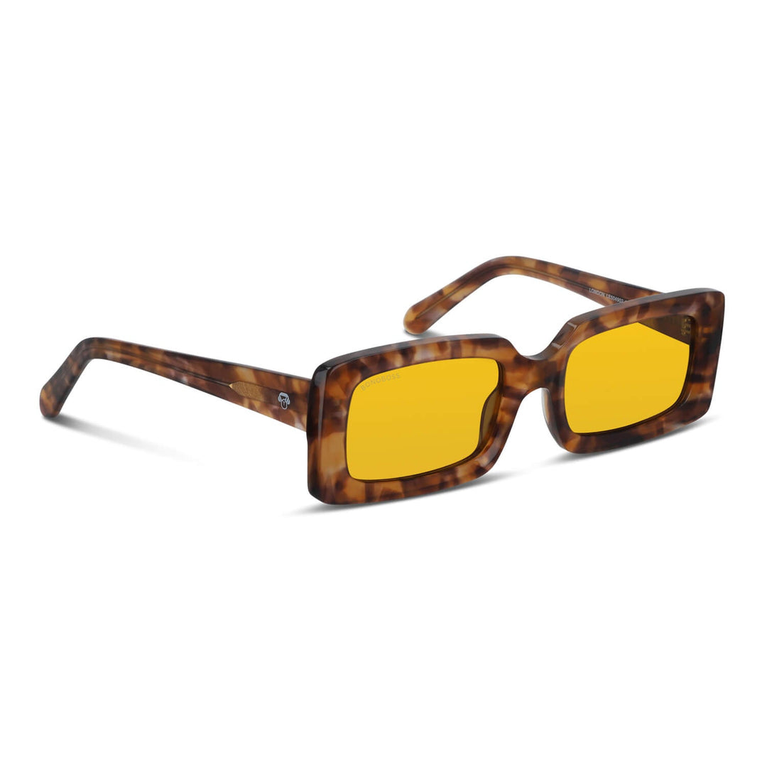 Eyeglasses square with cristales lenses amarillos for conducir noche acetate precios mayoristas for opticas Bonoboss #color_yellow