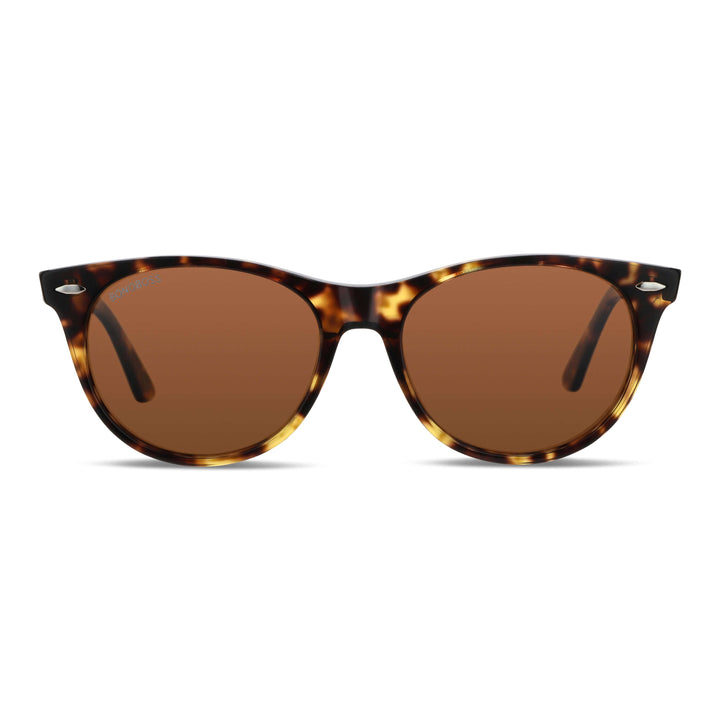 Sunglasses oval polarized acetate for men and women tortoise Bonoboss #color_carey
