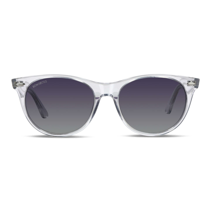 Sunglasses oval polarized acetate for men and women color Bonoboss #color_transparente