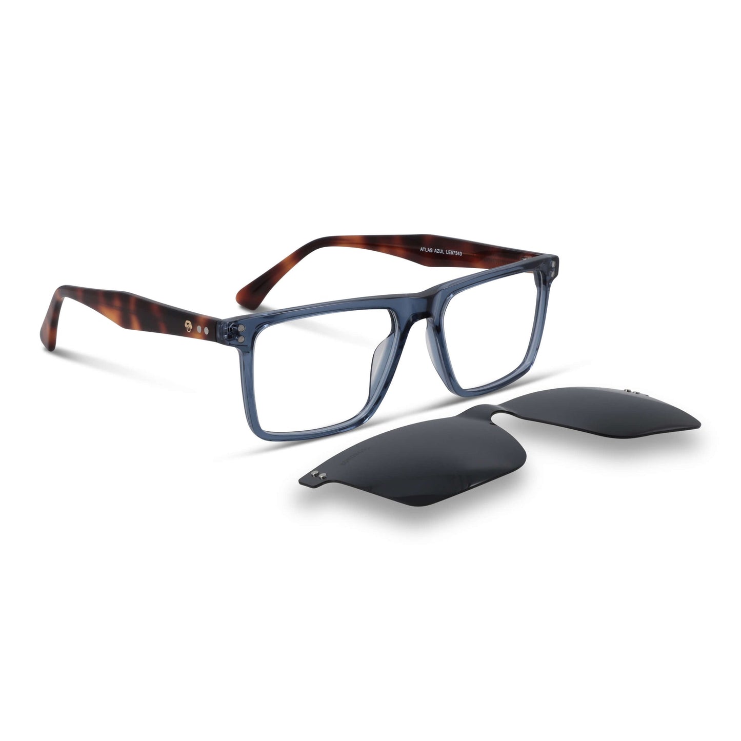 armazones rectangulares de color azul con carey para hombre y mujer de cara redonda sustentables biodegradables con o sin receta optica #color_celeste-carey