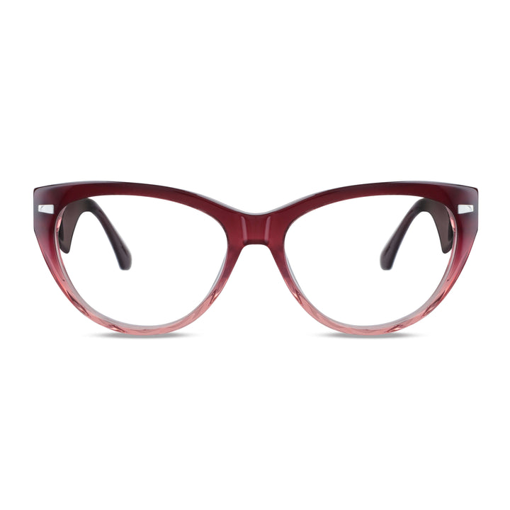 Lenses optical red agate pattern for women round face gorda large with sun clip-on polarized and prescription optica Bonoboss #color_rojo