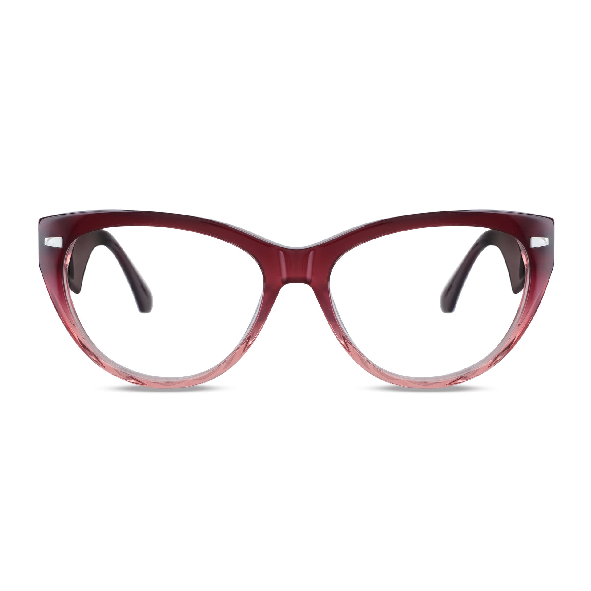 lentes opticos color rojo agatados para mujer de cara redonda gorda grande con clip de sol polarizado y receta optica #color_rojo