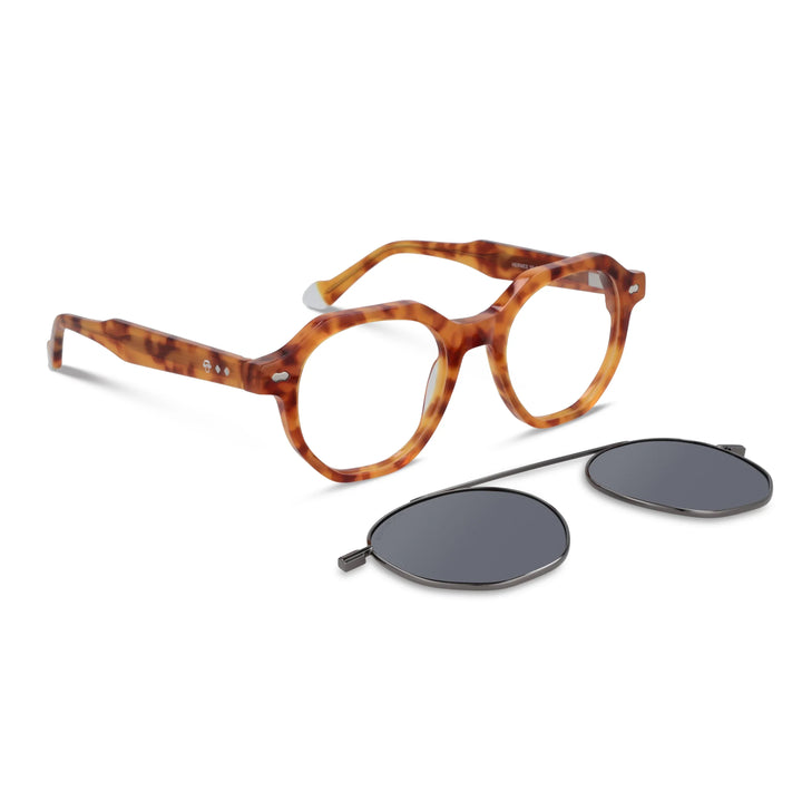 Eyeglasses lenses optical with sun clip-on polarized for men and women exclusivos with and sin prescription blue light filter amarillo Bonoboss #color_naranja