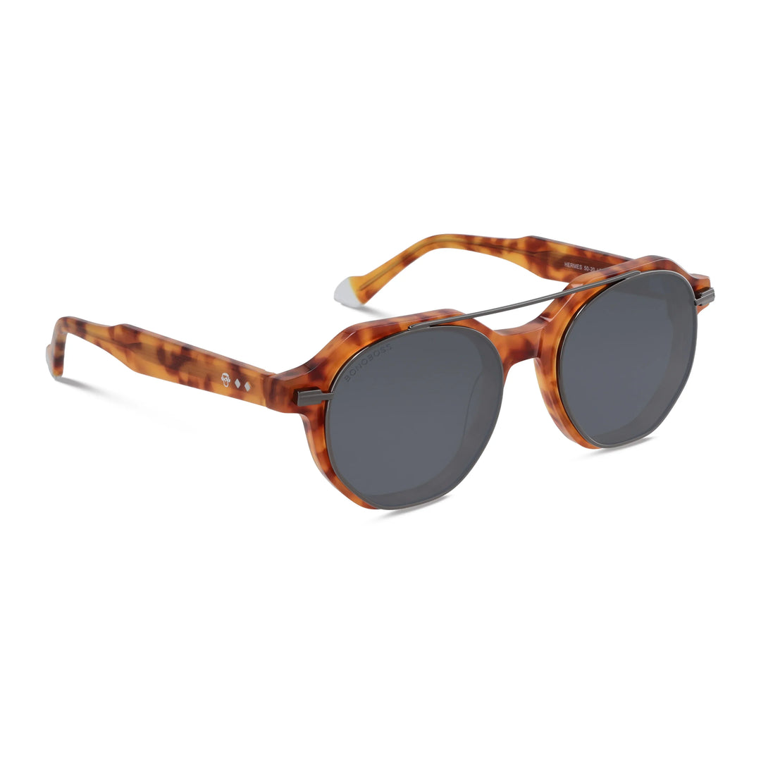 Eyeglasses lenses optical with sun clip-on polarized for men and women exclusivos with and sin prescription blue light filter amarillo Bonoboss #color_naranja