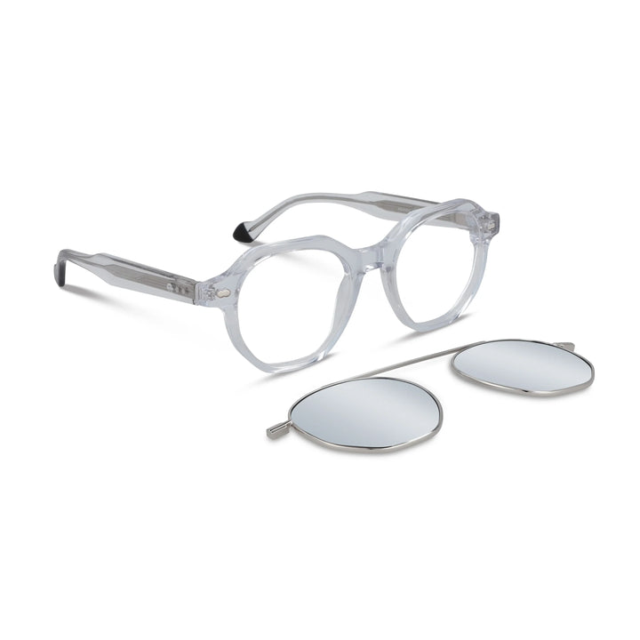 Eyeglasses lenses optical with sun clip-on polarized for men and women exclusivos with and sin prescription blue light filter amarillo Bonoboss #color_transparente