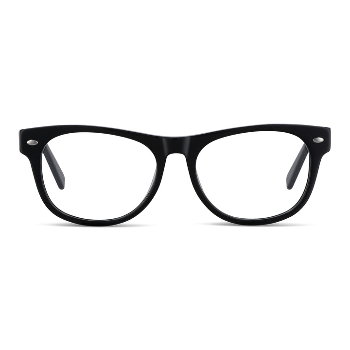 Eyeglasses optical frames acetate blue recycled material sustainable bonoboss optical wholesale #color_negro