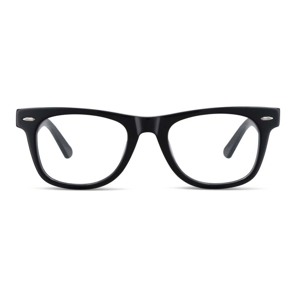 Eyeglasses low fit optical frames acetate recycled material sustainable bonoboss optical wholesale #color_negro