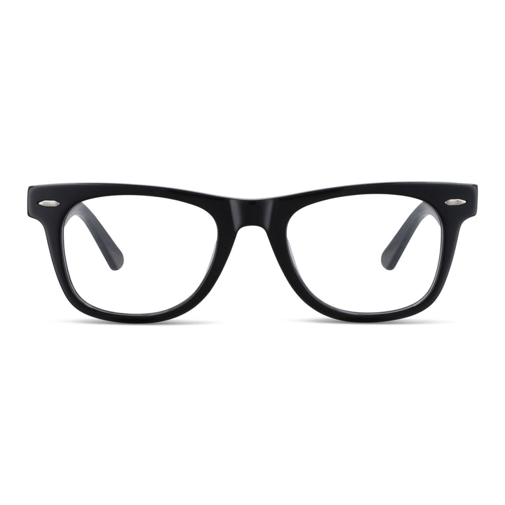 Eyeglasses low fit optical frames acetate recycled material sustainable bonoboss optical wholesale #color_negro