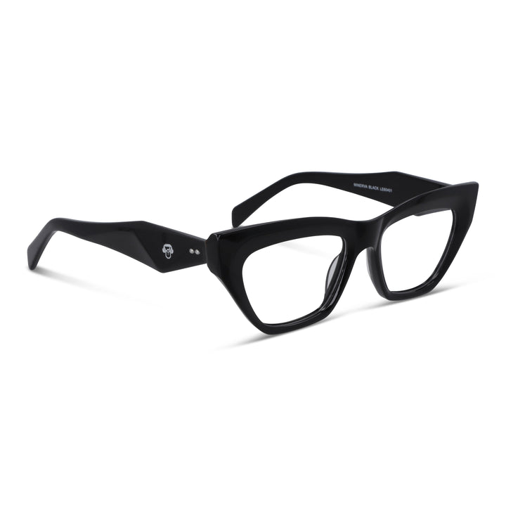 Eyeglasses or eyewear opticas for women lenses agate pattern geometricos moda acetate livianos and delgados for women Bonoboss #color_negro