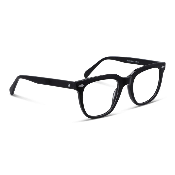 Eyeglasses lenses for men and women round face granacetate livianos and comodos Bonoboss #color_negro
