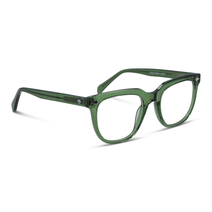 Eyeglasses lenses for men and women round face granacetate livianos and comodos Bonoboss #color_verde