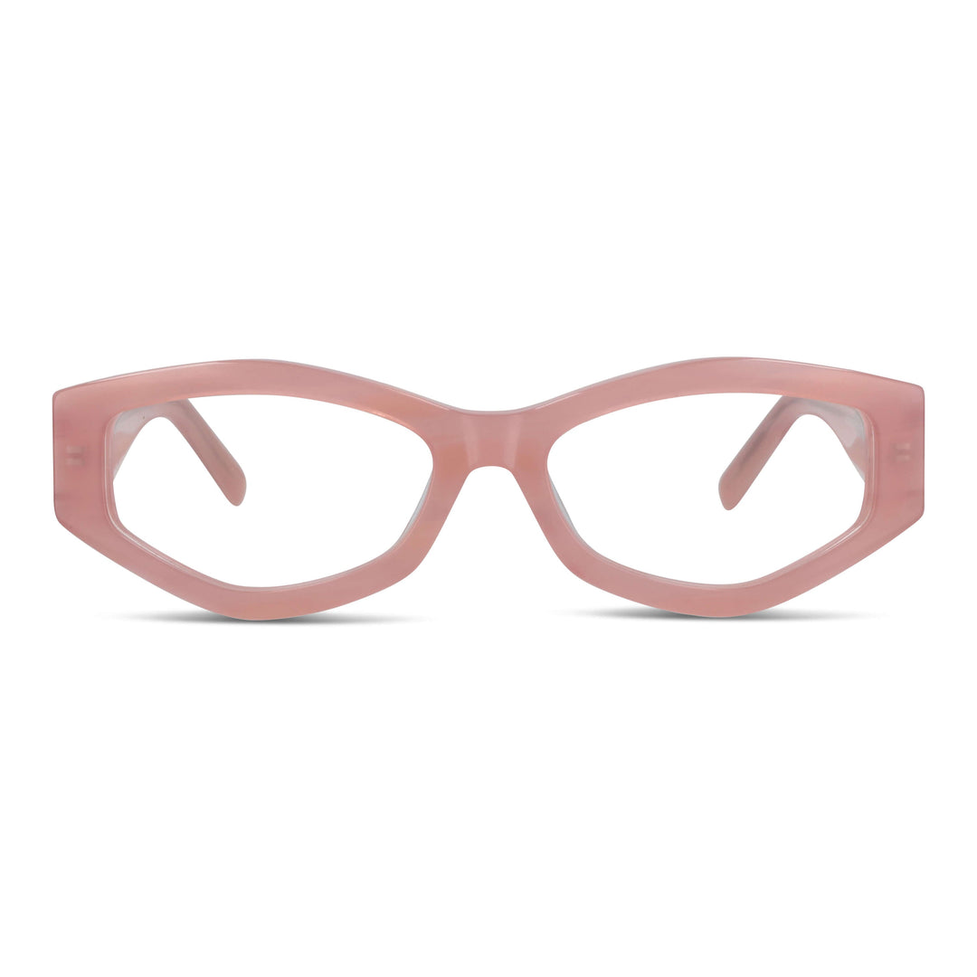 Lenses eyeglasses or eyewear optical geometricos moda acetate livianos and delgados for women Bonoboss #color_pink