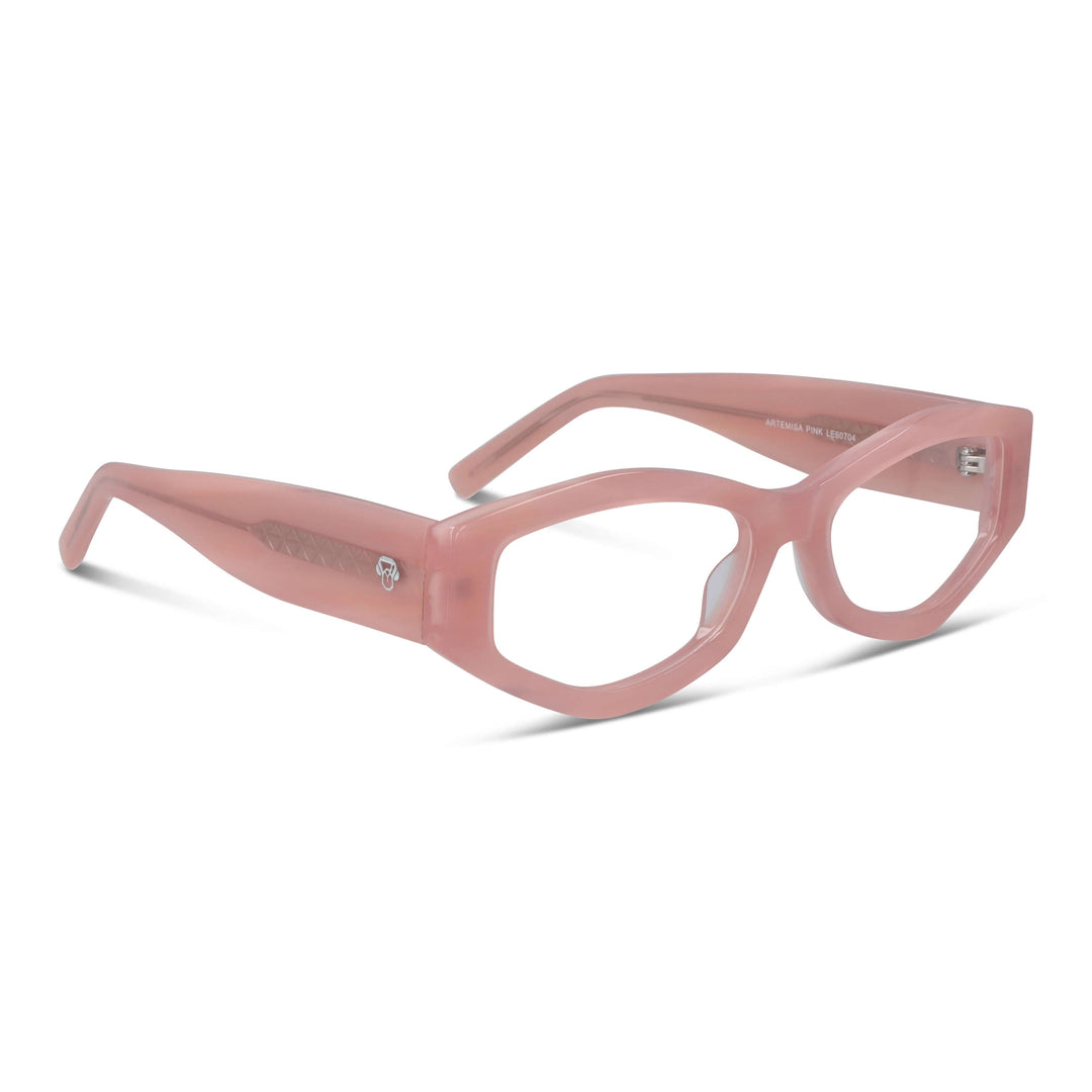 Lenses eyeglasses or eyewear optical geometricos moda acetate livianos and delgados for women Bonoboss #color_pink