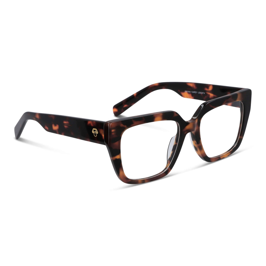Eyeglasses optical frames oversize xl for women round face large Bonoboss #color_carey