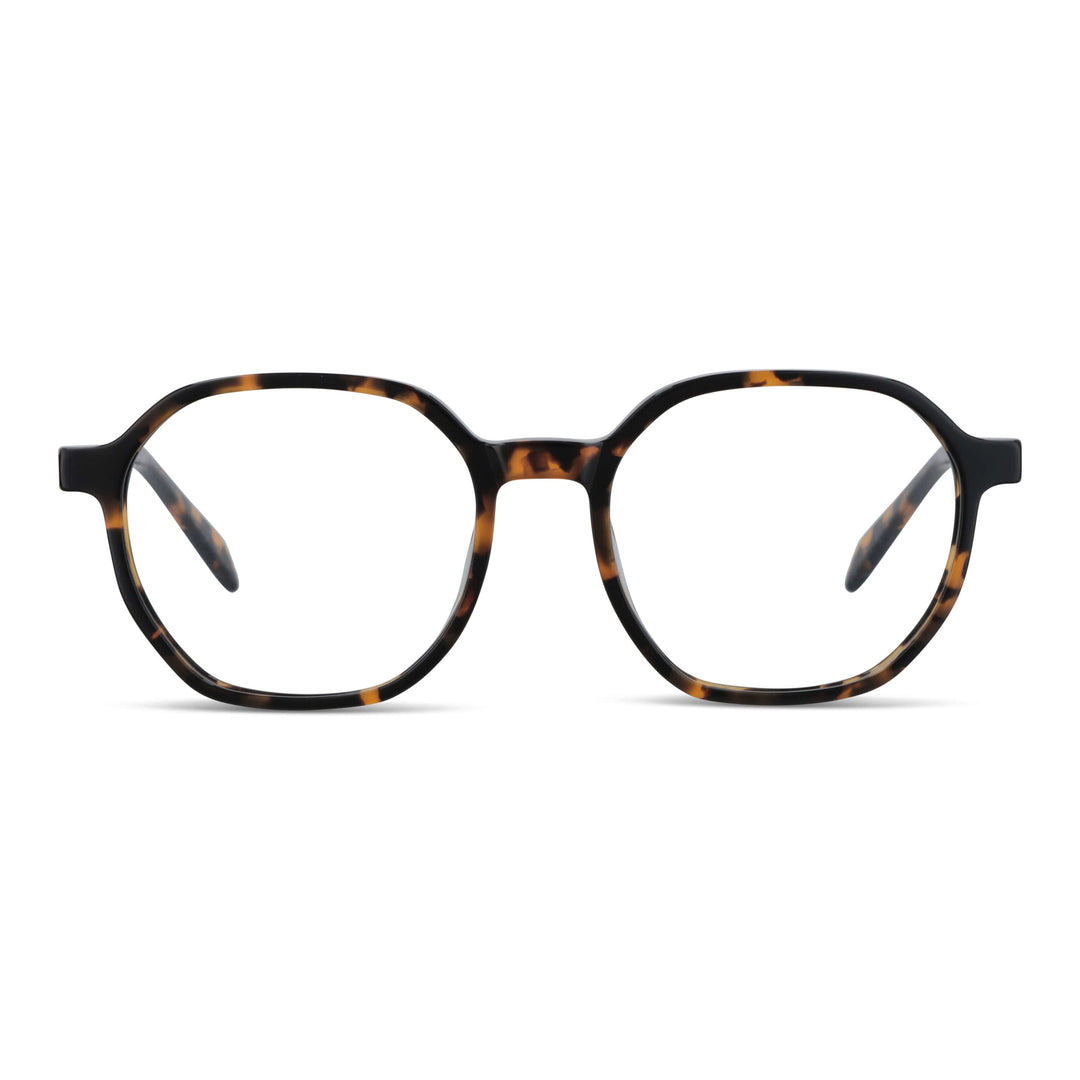 Lenses octagonales geometricos optical acetate and stainless steel livianos and delgados for men and women baratos Bonoboss #color_carey