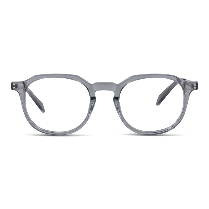 Eyeglasses frames optical octagonales geometricos men women sustainable acetate Bonoboss #color_transparente