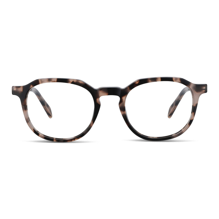 Eyeglasses frames optical octagonales geometricos men women sustainable acetate Bonoboss #color_marble