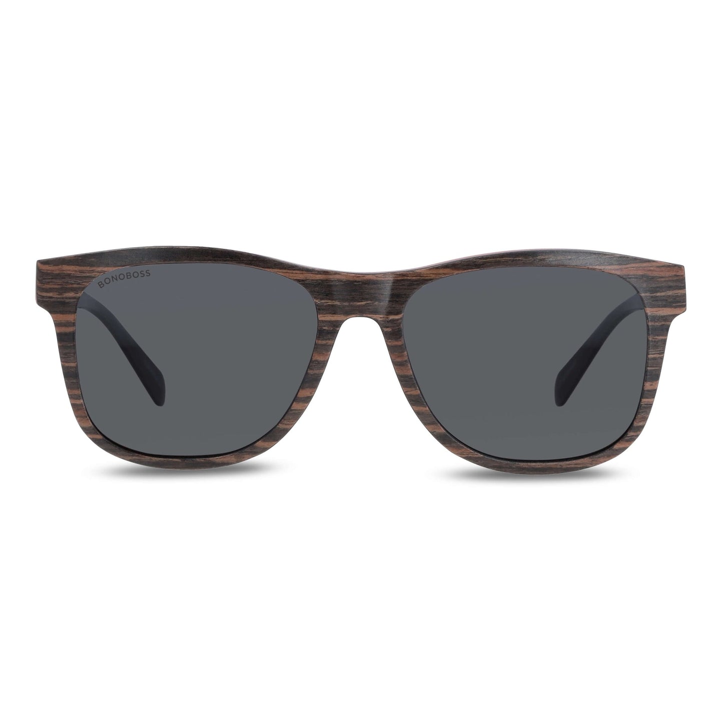 lentes anteojos de sol cuadrados rectangulares de madera color cristal color negro para hombre 