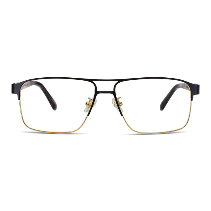 Lenses metalicos rectangular stainless steel wood optical prescription bifocales multifocales men women retro vision sustainable mayorista distribuidor.jpg Bonoboss #color_dorado