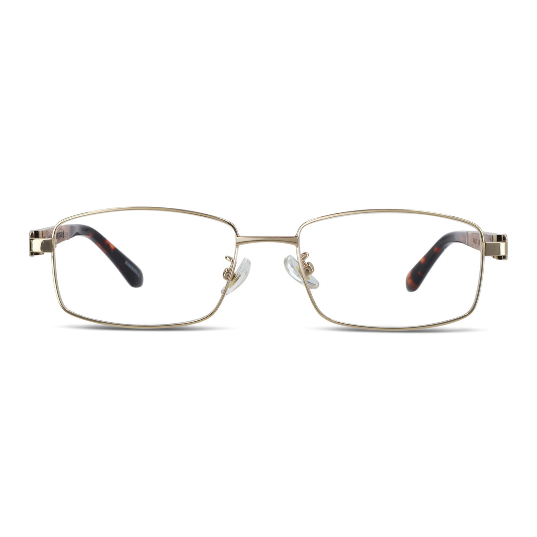 Lenses metalicos rectangular stainless steel wood optical prescription bifocales multifocales men women retro vision sustainable mayorista distribuidor gold.jpg Bonoboss #color_dorado