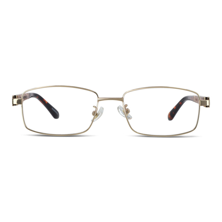 Lenses metalicos rectangular stainless steel wood optical prescription bifocales multifocales men women retro vision sustainable mayorista distribuidor gold.jpg Bonoboss #color_dorado