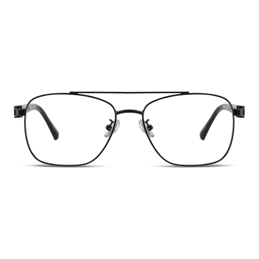 Lenses metalicos rectangular stainless steel wood optical prescription bifocales multifocales men women retro vision sustainable mayorista distribuidor aviador.jpg Bonoboss #color_negro