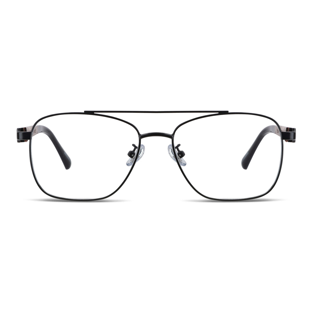 Lenses metalicos rectangular stainless steel wood optical prescription bifocales multifocales men women retro vision sustainable mayorista distribuidor aviador.jpg Bonoboss #color_negro