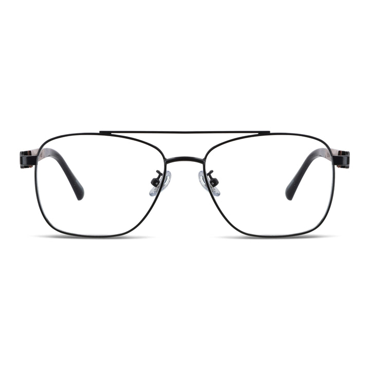 Lenses metalicos rectangular stainless steel wood optical prescription bifocales multifocales men women retro vision sustainable mayorista distribuidor aviador.jpg Bonoboss #color_negro