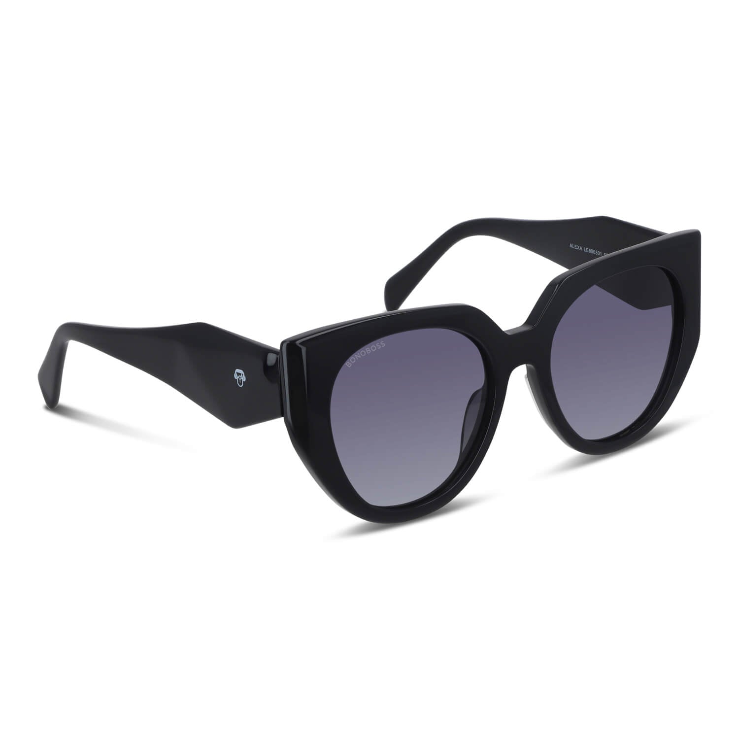 alexa negros polarizado anteojos de sol agatados para mujer grandes de cara redonda precios mayoristas para optica con o sin receta opticos #color_negro