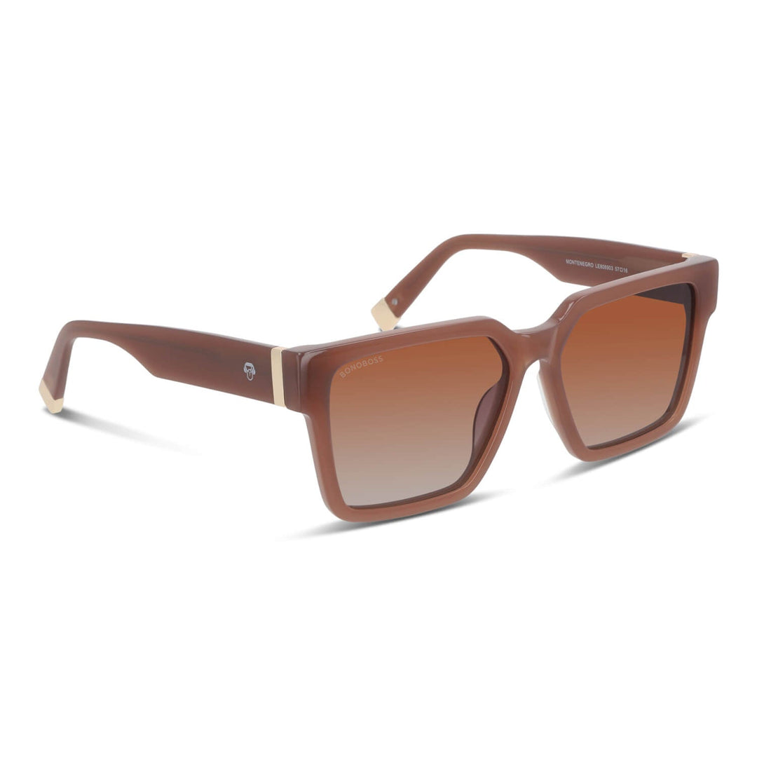 Monteblack brown polarized sunglasses square for men and women round face precios mayoristas for optica with or sin prescription optical Bonoboss #color_brown