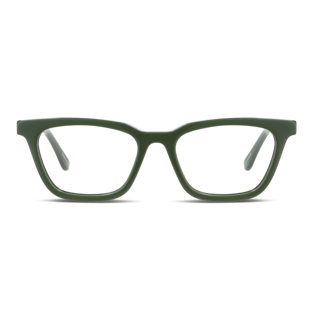 Lenses optical acetate forma rectangular ovalada green for men and women optical distribuidor mayorista opticas Bonoboss #color_verde