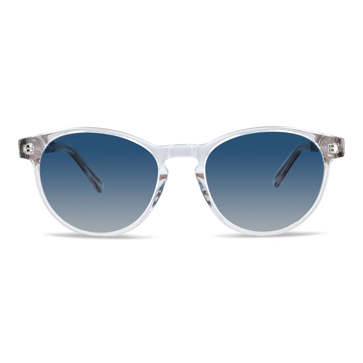 Eyeglasses sunglasses polarized for men and women in material acetate biodegradable sustainable moda for men and women forma redonda clear Bonoboss #color_degrade-azul
