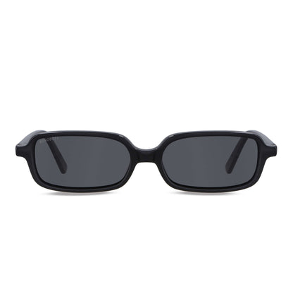 anteojos gafas de sol polarizadas rectangulares de moda para hombre y mujer europea con o sin receta optica. opticos de sol de color negro rectangular #color_negro