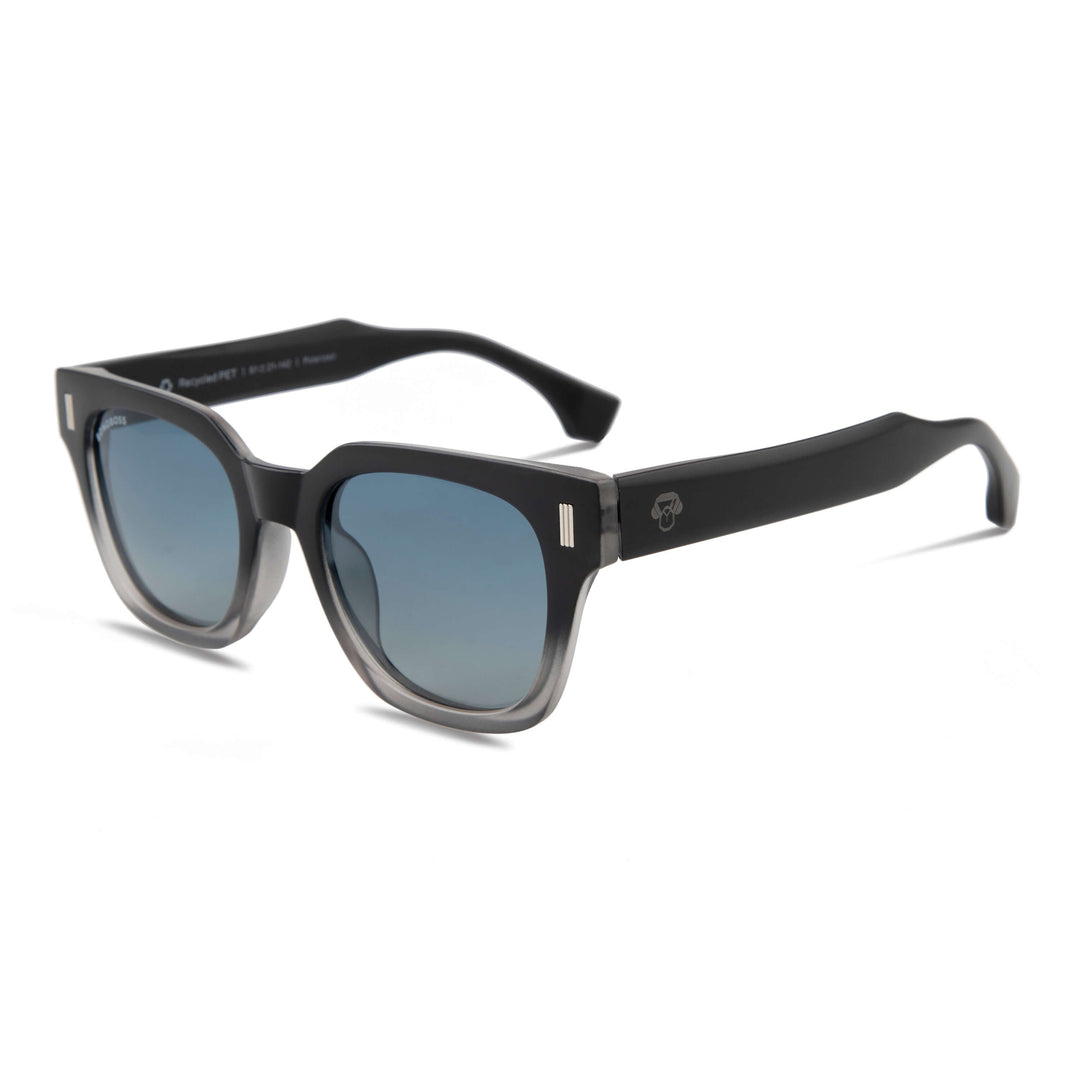 Eyeglasses sunglasses polarized apra men and women recycled plastic moda black gradient Bonoboss #color_black