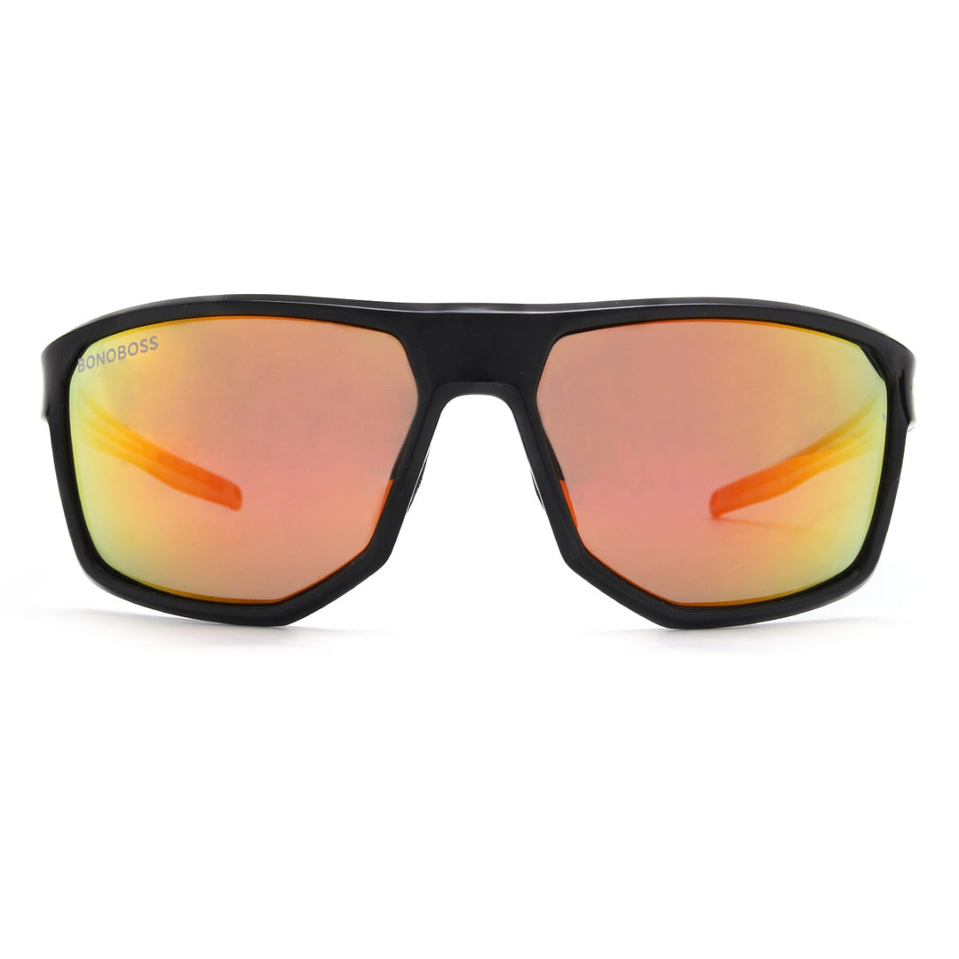 Sunglasses deportivos polarized for men and women red curvos Bonoboss #color_espejado-naranjo