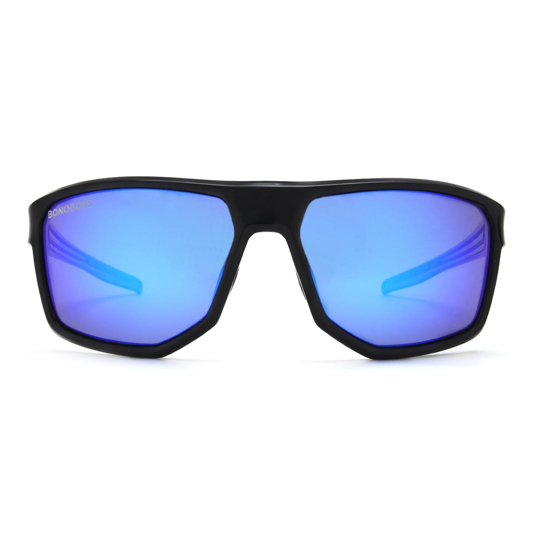 Sunglasses deportivos polarized for men and women blue curvos Bonoboss #color_azul