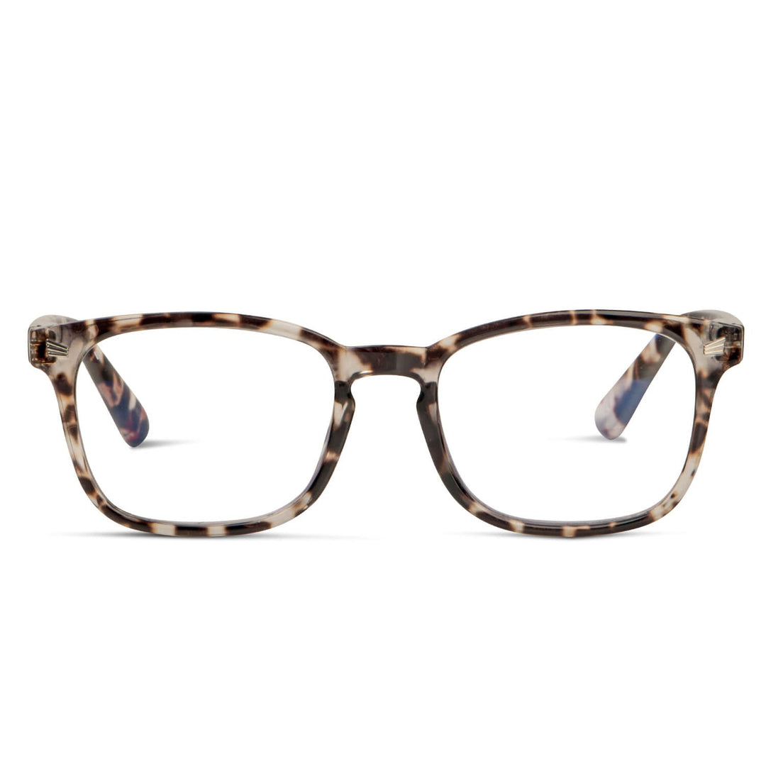 Lenses lectura oncol gray rectangular filtro luz blue UV protection400 antirreflejo rpet recycled tortoise gray unisex bonoboss