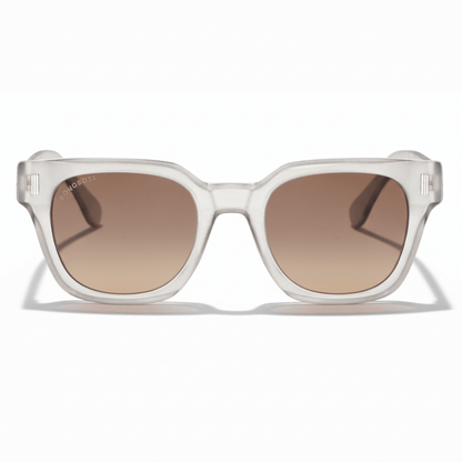 anteojos gafa de sol polarizada de forma rectangular cuadrada y con lentes polarizadas de color cafe #color_transparente