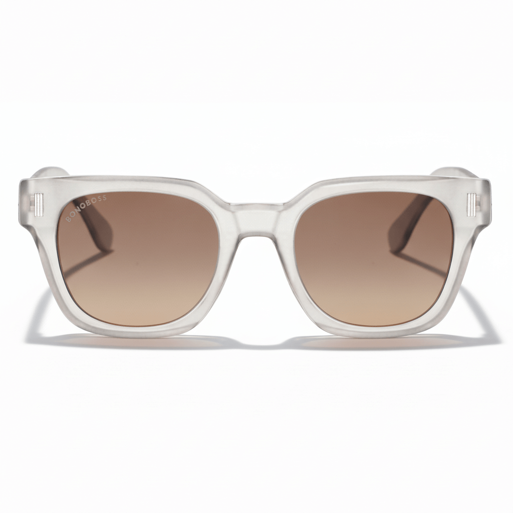 Eyeglasses gafa sun polarized forma rectangular cuadrada and with lenses polarized brown Bonoboss #color_transparente