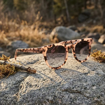 Lentes sol Meli polarizados bio-acetato marble paisaje patagonico naturaleza chilena proteccion UV outdoor Bonoboss #editorial_detail1 #color_marble