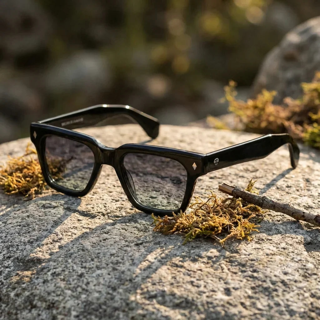 Lentes sol Bruno polarizados UV400 bio-acetato Degrade paisaje patagonico naturaleza sustentable Bonoboss #editorial_sustentabilidad #color_degrade